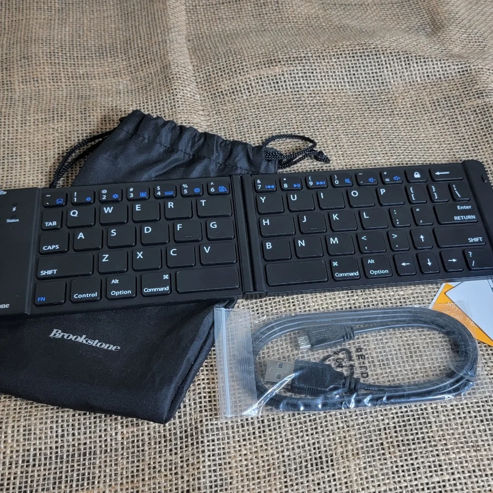 Brookstone wireless folding keyboard